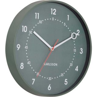 Horloge Murale En Résine Fresco Vert Jungle