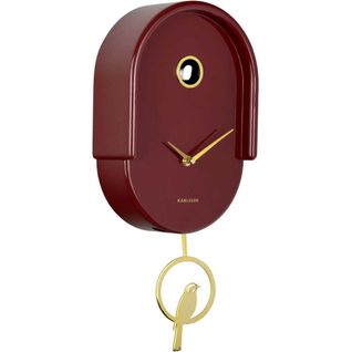 Horloge Murale En Abs Tweet Rouge