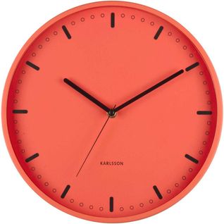 Horloge Murale En Aluminium Cool Retro Orange