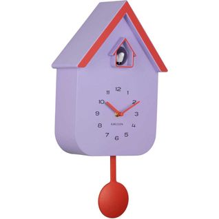 Horloge Murale Dupla Color Cuckoo Violet