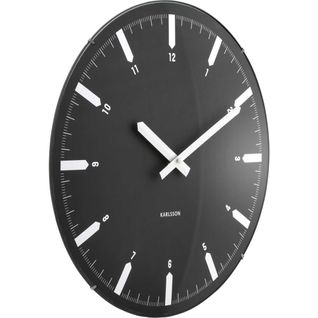 Horloge Murale En Polypropylène Realista Dome Noir