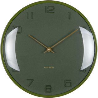 Horloge Murale En Métal Fuerte Dome Vert