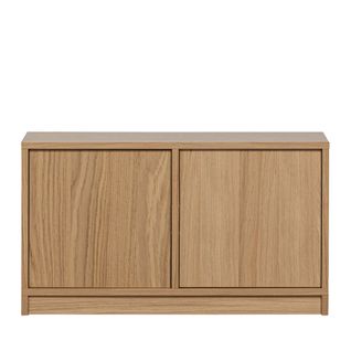 Meuble TV 2 Portes En Bois L77cm