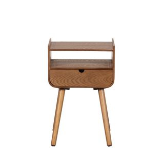 Table De Chevet 1 Tiroir 1 Niche En Bois