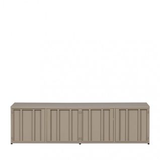 Meuble TV 4 Portes En Métal L160cm