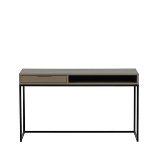 Bureau En Bois Et Métal 1 Tiroir L130cm