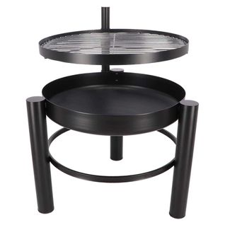 Brasero En Métal Avec Grille De Cuisson Intégrée 54 X 66.5 X 69 Cm