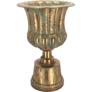 Vase En Métal Vieilli Médicis Modèle 8