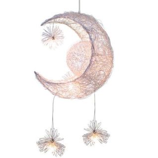 Suspension LED Lune Étoile Lustre Chambre Plafonnier Lumière Chaude Pour Cuisine Salon Salle