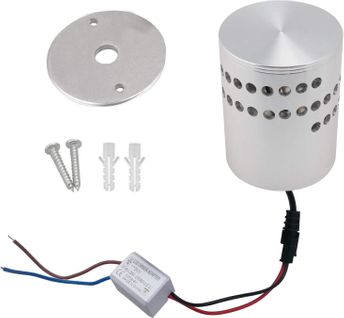 Plafonnier En Spirale Créatif Lustre Moderne Rond Applique Murale LED Simple 3w, Blanc Froid