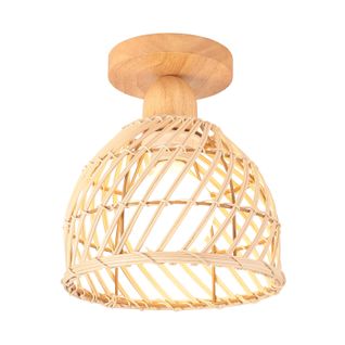 Plafonnier Moderne Lampe De Plafond En Bambou Plafonnier Rétro Luminaire Plafonnier Intérieur