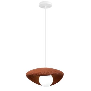 30cm Suspension Lustre Moderne Lustre Créatif D'intérieur Plafonnier Rétro E27 Orange