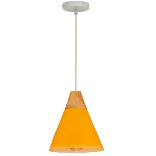 Lampe à Suspension Moderne Suspension Luminaire Nordique Jaune Lustre Rétro Abat-jour En Métal