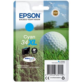 Cartouches D'encre Golf Ball Singlepack Cyan 34xl Durabrite Ultra Ink