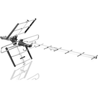 Antenne TV Extérieure Sv9357 Professional Line Vhf/uhf Amplifiée, Full Hd, Filtre 5g