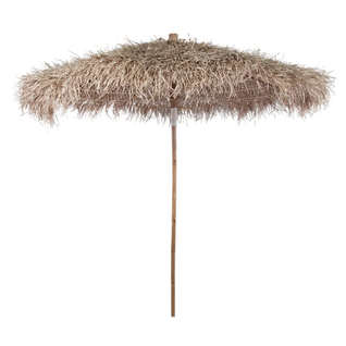 Parasol En Bambou Avec Toit En Feuilles De Bananier - 200x260 Cm - Naturel