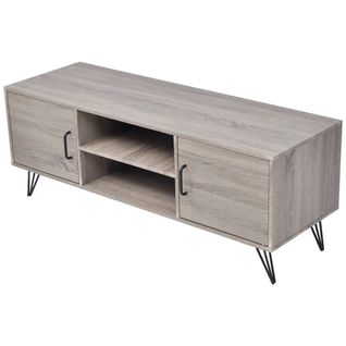 Meuble TV 120x40x45 Cm Gris