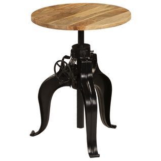 Table De Bar Bois De Manguier Massif 60 X (76-110) Cm