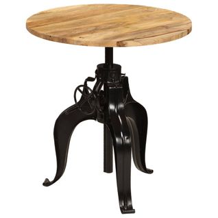 Table De Bar Bois De Manguier Massif 75 X (76-110) Cm