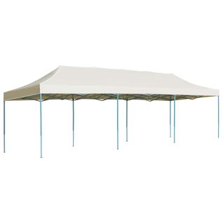 Tente De Réception Pliable 3x9 M Blanc Cassé
