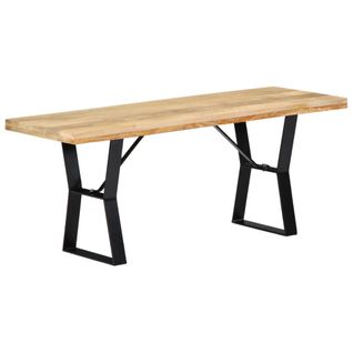 Banc 110 Cm Bois De Manguier Massif