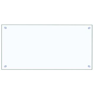 Dosseret De Cuisine Transparent 80x40 Cm Verre Trempé