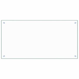 Dosseret De Cuisine Transparent 100x50 Cm Verre Trempé