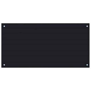 Dosseret De Cuisine Noir 100x50 Cm Verre Trempé