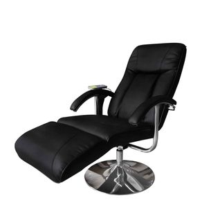 Fauteuil De Massage Noir Similicuir