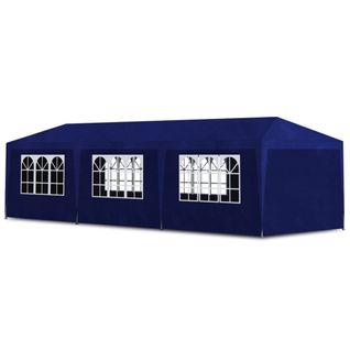 Tente De Fête Commerciale 3x9 M Avec Toit Pe Résistant Aux Uv et Structure En Acier Inoxydable