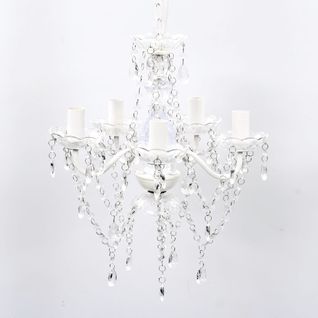 Lustre 5 Ampoules Transparent