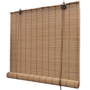 Store Enrouleur Bambou Marron 120x160 Cm Naturel Simple