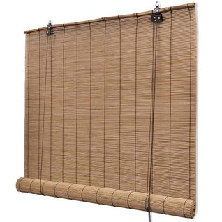 Store Enrouleur Bambou Marron 150x220 Cm Naturel Simple