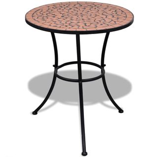 Table De Bistro Terre Cuite 60 Cm Mosaïque