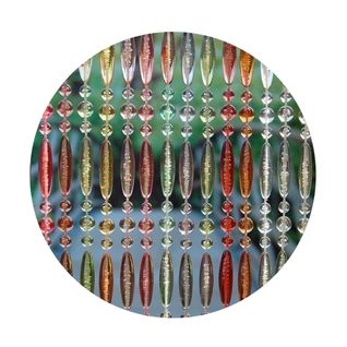 Rideau De Porte En Perles Multicolores Stresa 120 X 230 Cm