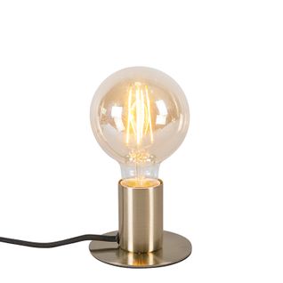 Lampe De Table Art Déco Or - Facil