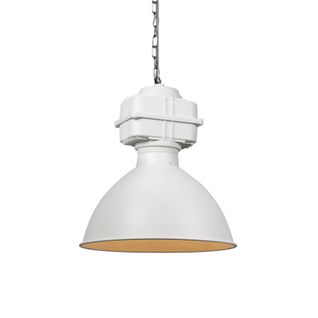 Lampe à Suspension Industrielle Petite Blanc Mat - Sicko