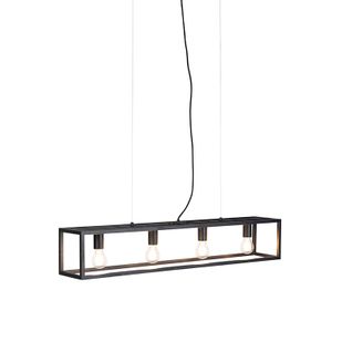 Suspension Industrielle Noire - Cage 4