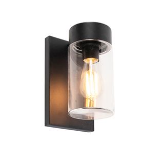 Applique D'extérieur Moderne En Acier Inoxydable Noir Ip44 - Jarra