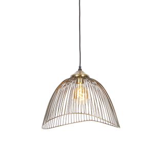 Lampe à Suspension Design En Laiton 39,8 Cm - Pia