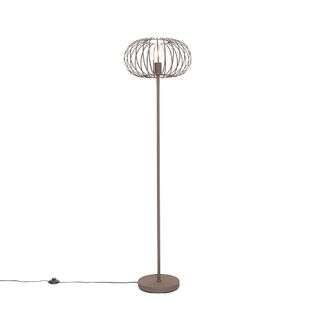 Lampadaire Design Marron Rouille - Johanna