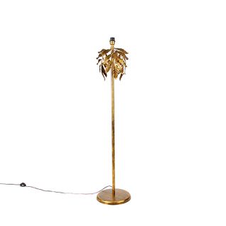 Lampadaire Vintage Or Antique 32 Cm Sans Abat-jour - Tilleul