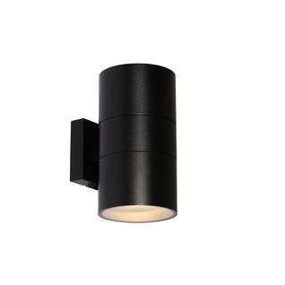 Applique D'extérieur Noire 2 Lumières Ar111 Ip44 - Duo