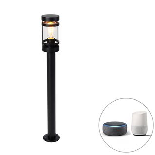 Lampe D'extérieur Intelligente Noire 80 Cm Ip44 Avec Wifi St64 - Gleam