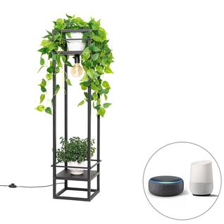 Lampadaire Industriel Intelligent Noir Avec Wifi G95 - Cage Rack