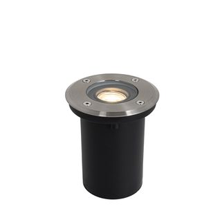 Spot De Sol Extérieur Moderne Acier 35 Mm Orientable Ip65 - Delux