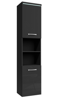 Colonne Paso Hauteur 160 Cm Noir Brillant