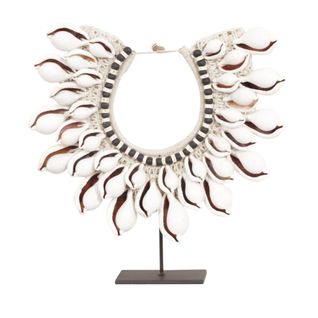 Sikan - Collier De Coquillages Sur Pied Ø40 cm - Couleur - Ivoire