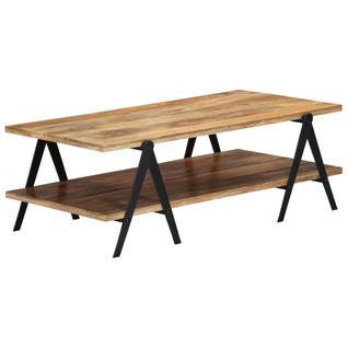 Table Basse 115x60x40 Cm Bois De Manguier Massif