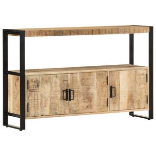 Buffet 120x30x75 Cm Bois De Manguier Solide